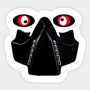 facemask motocross Sticker